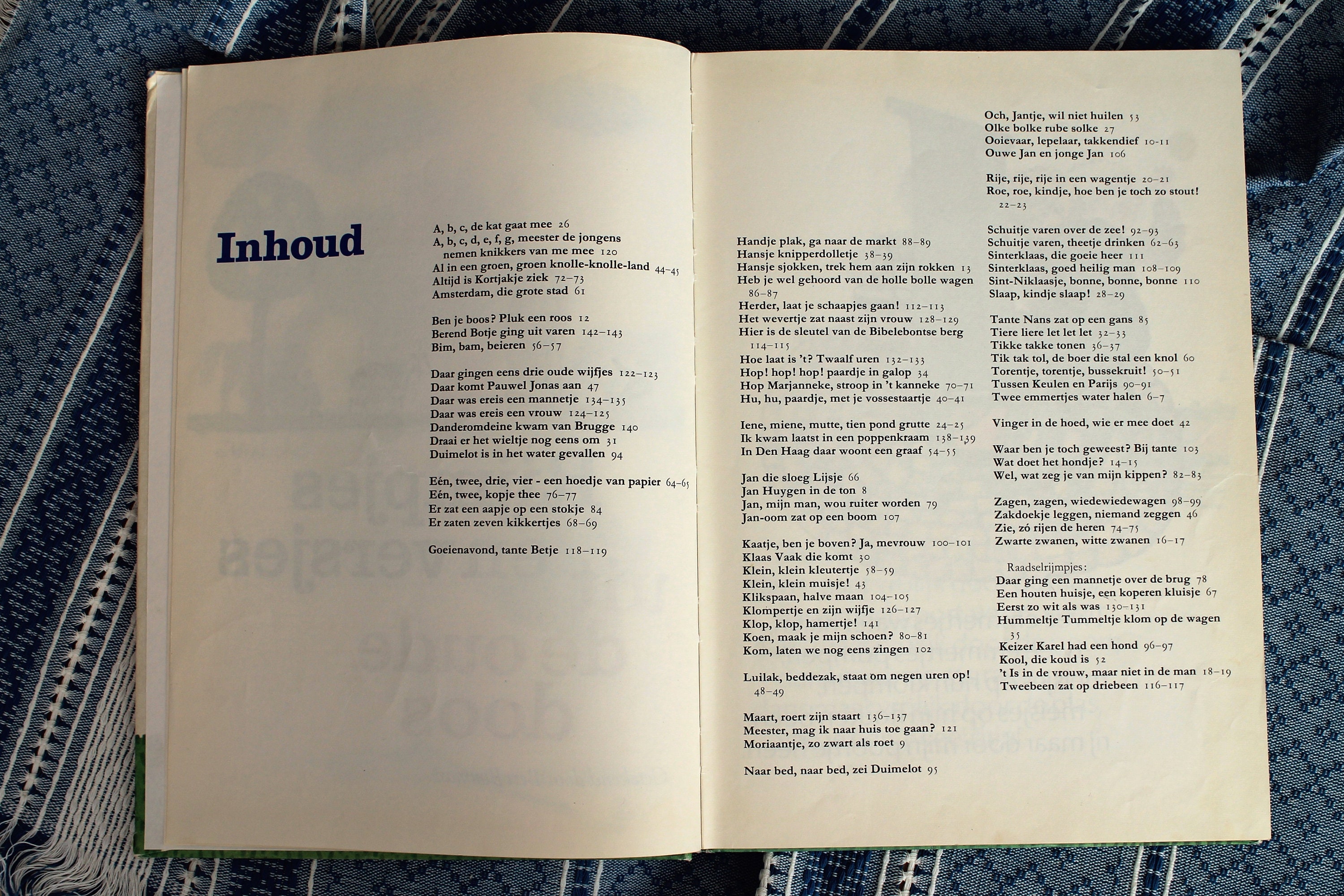Rijmpjes En Versjes Uit De Oude Doos Traditional Rhymes & Poems Dutch