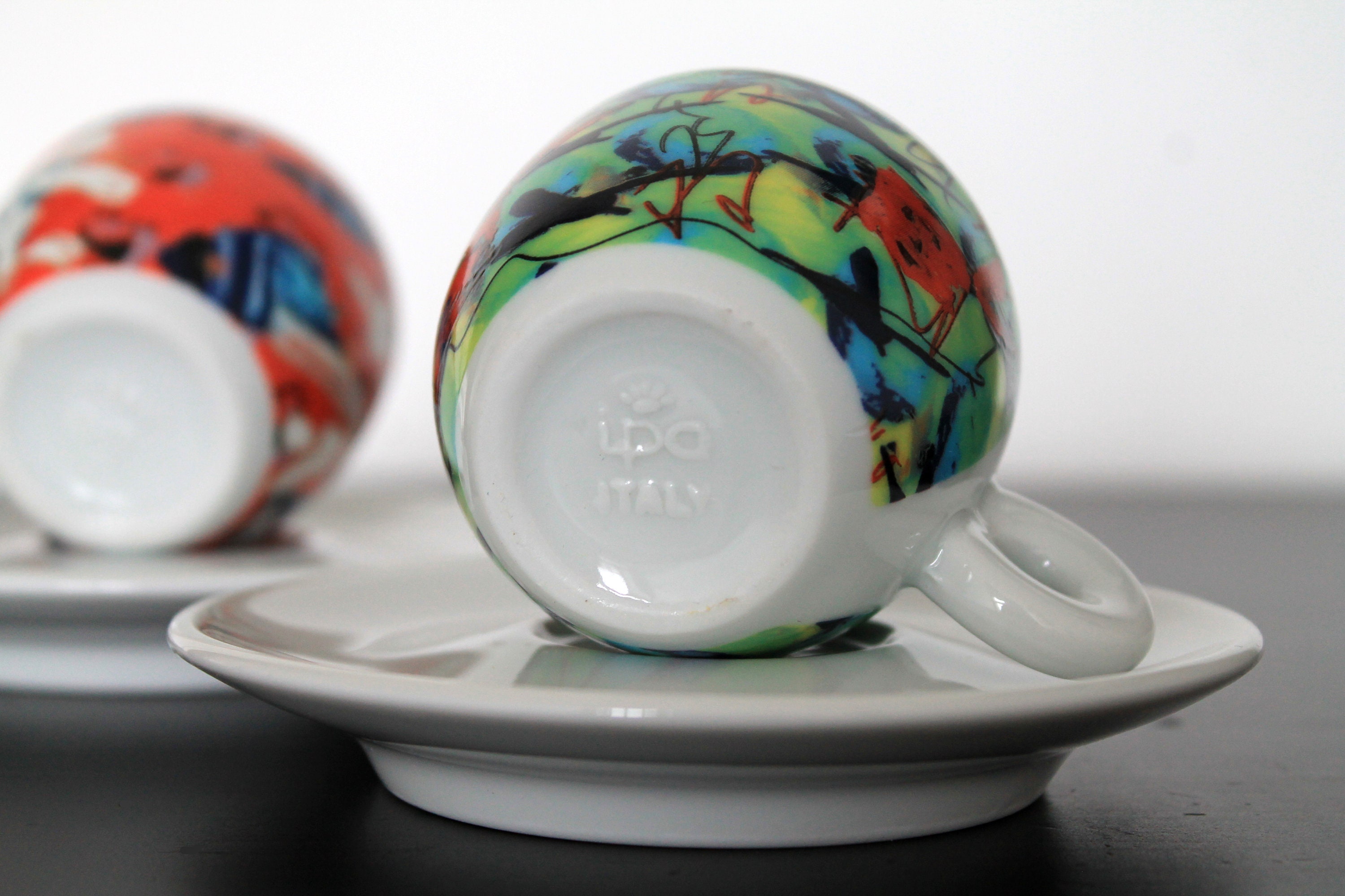 Illy Art Collection 1996 Nam June Paik Videogrammi 2x Espresso Coffee