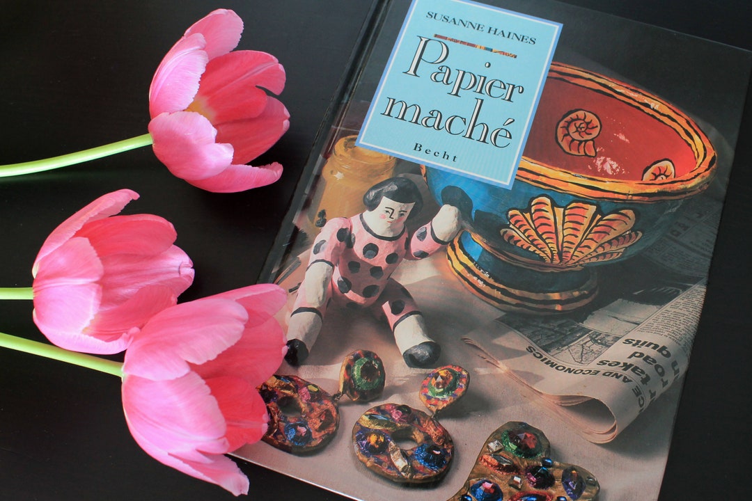 Papier Maché Book Susanne Haines Vintage Dutch Book Papiermaché Boek