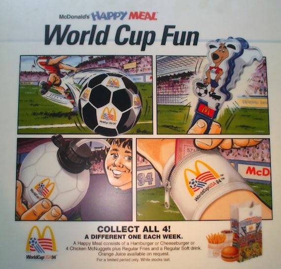 Mcdonald's Happy Meal Football World Cup 1994 | Wrist Wallet White