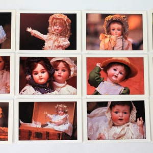12 cartoline con ritratto di bambole antiche | Fotografie Set di foto | Fotografia di Frank Rosemann | Annata tedesca