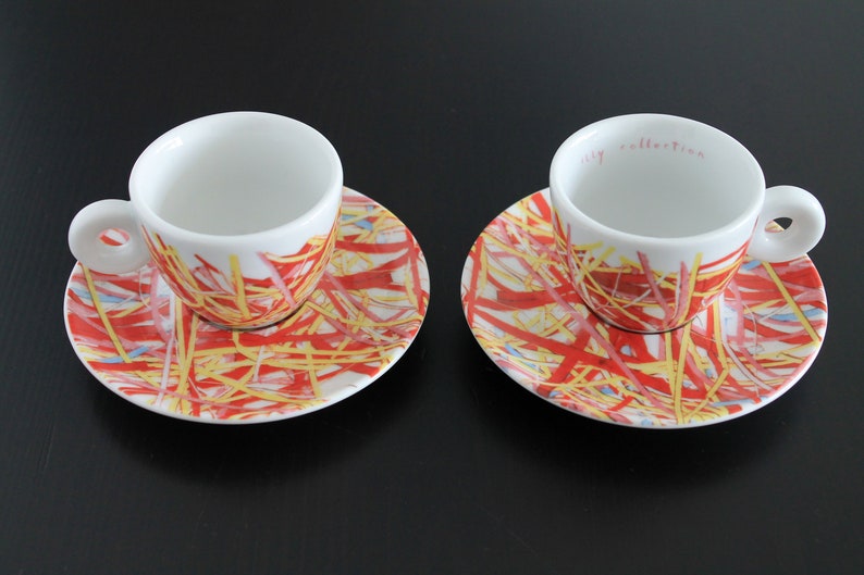 Illy Art Collection 1996 James Rosenquist Italian Riviera 2x Espresso