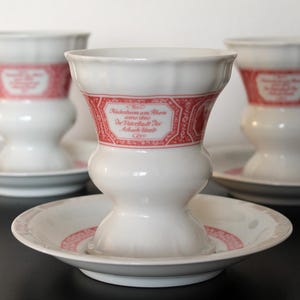 Rüdesheimer Kaffee Cup & Saucer | PRICE PER PIECE | Vintage Irish Coffee Saucer | Rüdesheim am Rhein Asbach Uralt German Porcelain Heinrich