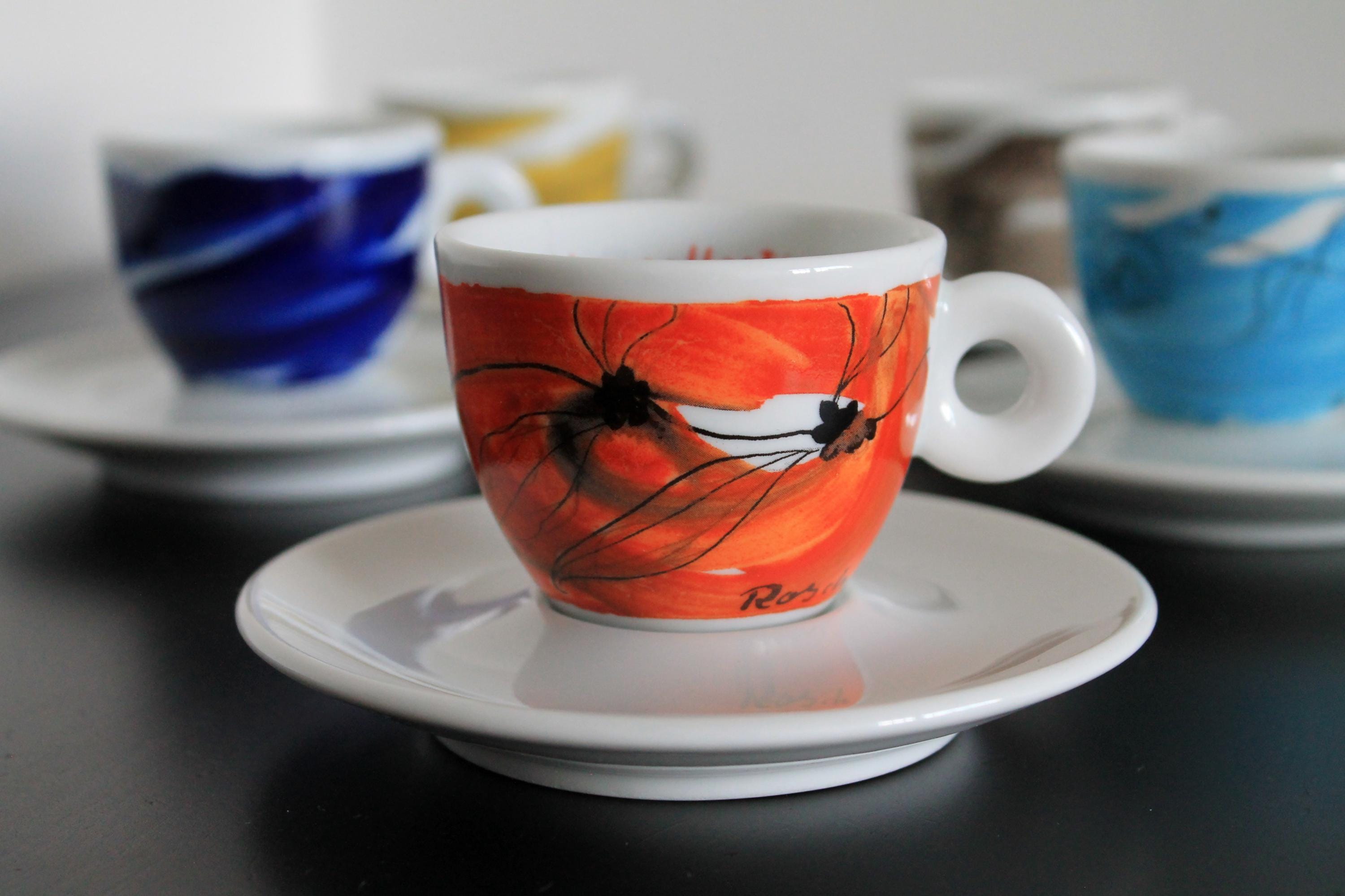 illy art collection Mittertech ミッタータイヒ Illy Art Collection 1999 | Espresso Coffee Cup & Saucer Set