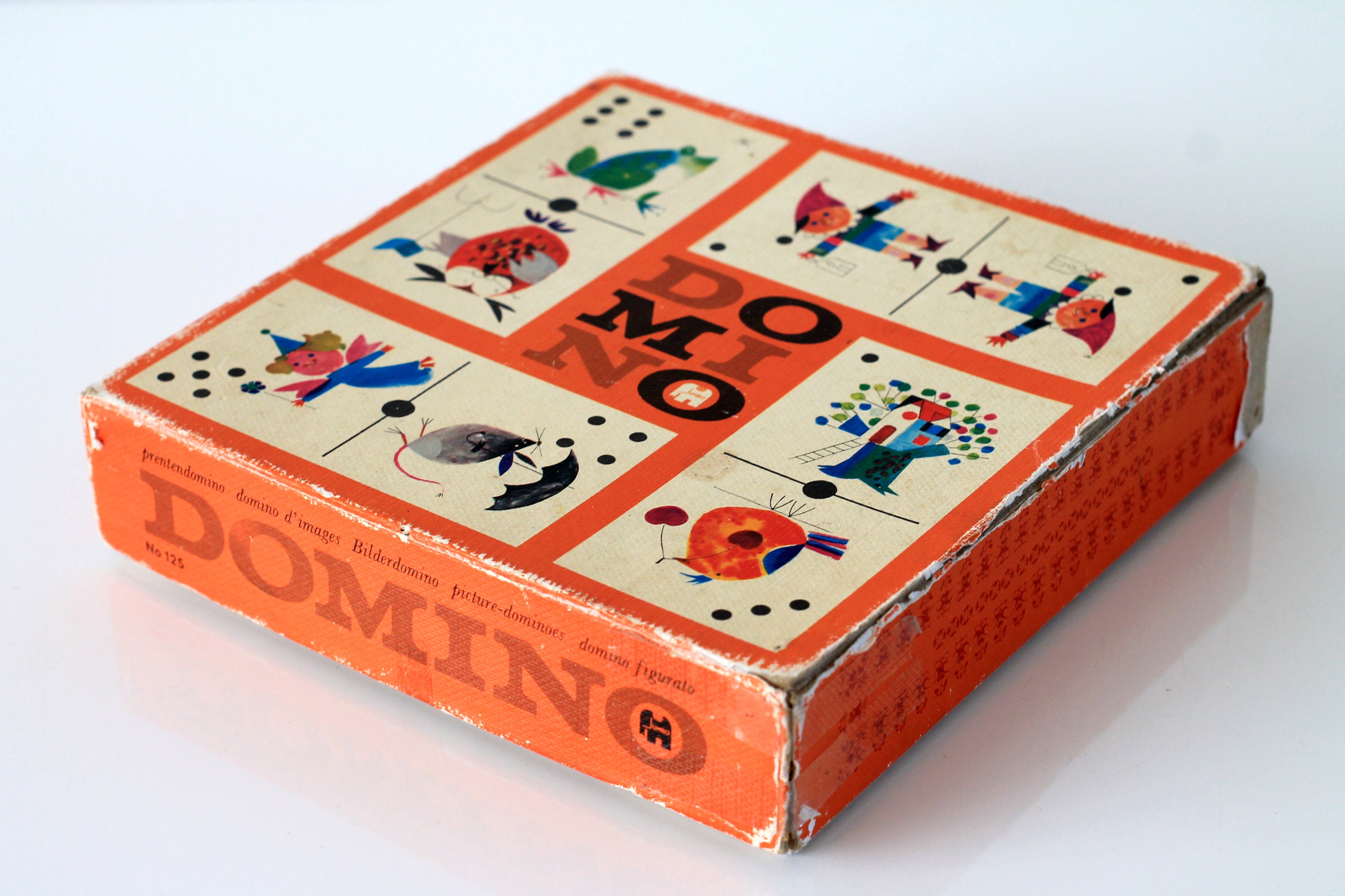 1967 Domino Jumbo Spielkarten / Kinder Kleinkind Tischspiel / | Etsy