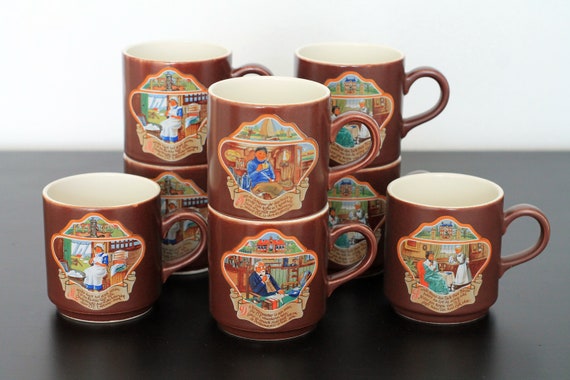 appel Dubbelzinnig Razernij Villeroy & Boch Douwe Egberts Coffee Tea Mugs Cups / Dutch - Etsy