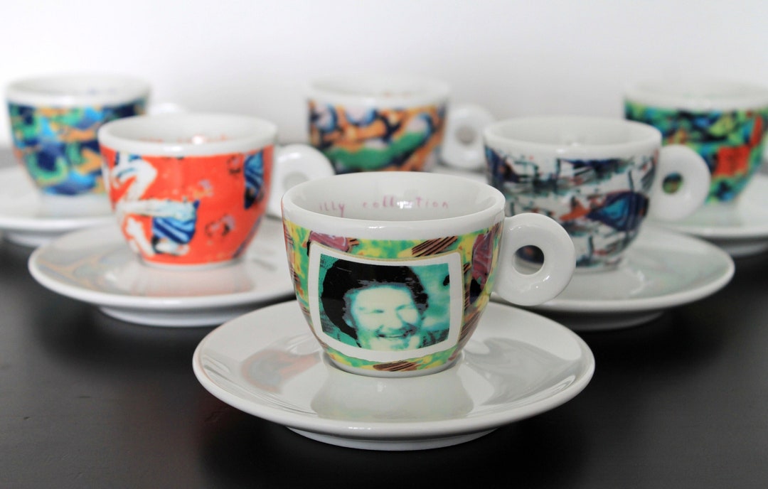 Illy Art Collection 1996 Nam June Paik Videogrammi 6x Espresso Coffee