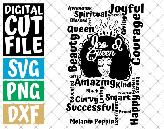 Download Leo Queen Svg Zodiac Sign Svg Horoscope Svg Astrology Svg Etsy