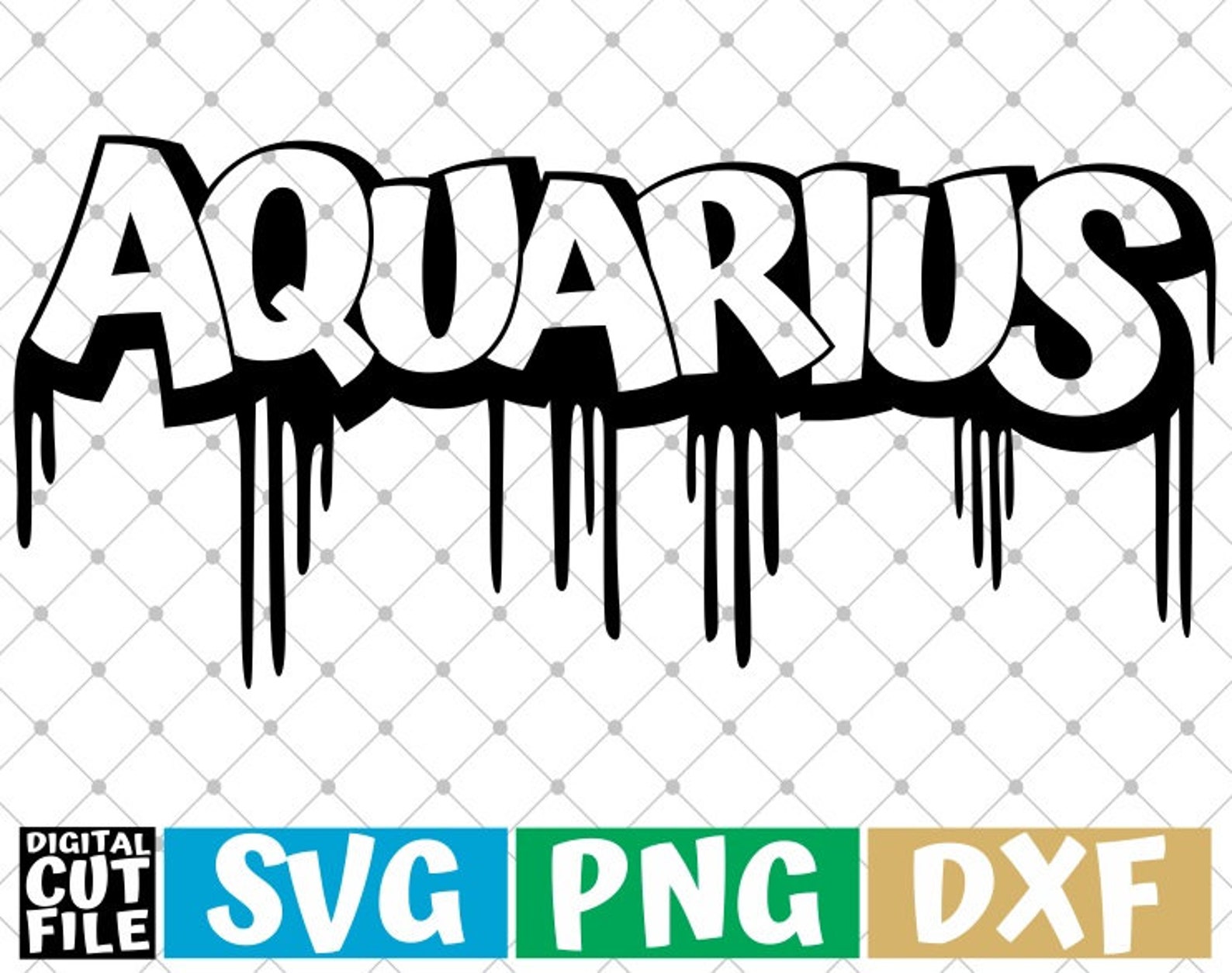 12x Zodiac Sign Bundle svg Horoscope Dripping words Etsy