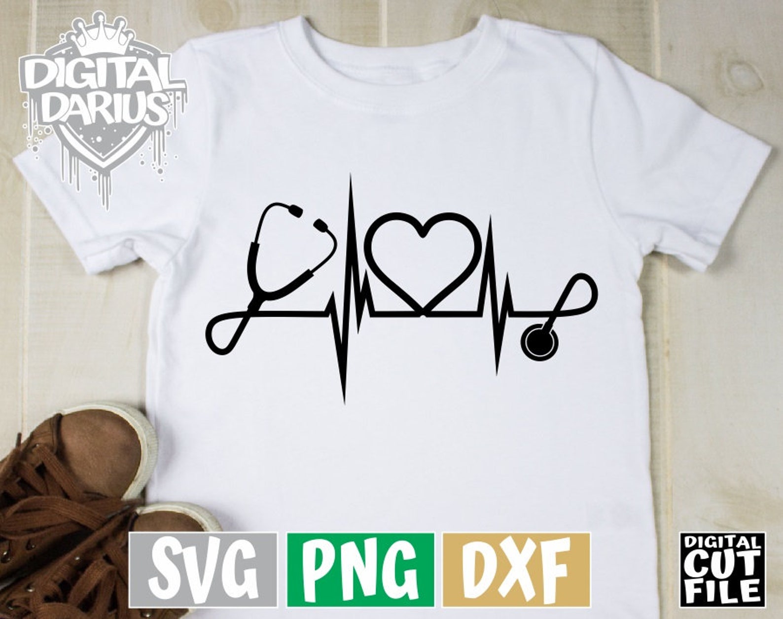 Stethoscope EKG Svg Nurse Life Svg Medical Svg Stethoscope Etsy Canada