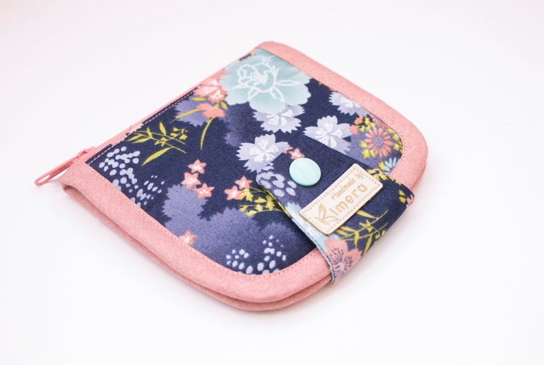 Floral Fabric wallet Woman's wallet Bifold handmade image 0