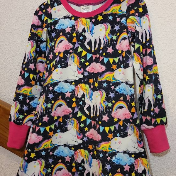 Kleid "Einhorn" Gr. 92-158