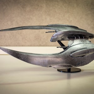 Battlestar Galactica Cylon High Detail Ship Model, Spaceship Prop Replica Figure, Starship Figurine Scifi, Custom 3d Printed, Cylon Raider Full Painted Finish