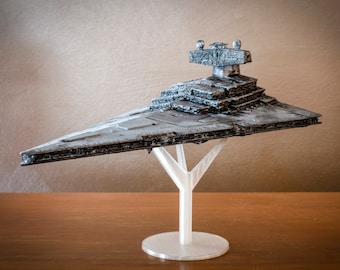 Imperial Sternenzerstörer, Star Wars, Raumschiffmodell, 3D gedruckt, Sammlerstück, Ausstellungsstück, Star Wars eine neue Hoffnung, Darth Vader Schiff