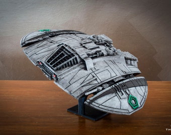 Battlestar Galactica Cylon Raider, 1978 Cylon Raider, Nave Espacial Cylon, Figura de Réplica de Nave Espacial, Figura de Nave Estelar Ciencia Ficción, Figuras 3D
