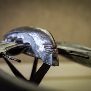 Battlestar Galactica Cylon High Detail Ship Model, Spaceship Prop Replica Figure, Starship Figurine Scifi, Custom 3d Printed, Cylon Raider image 6