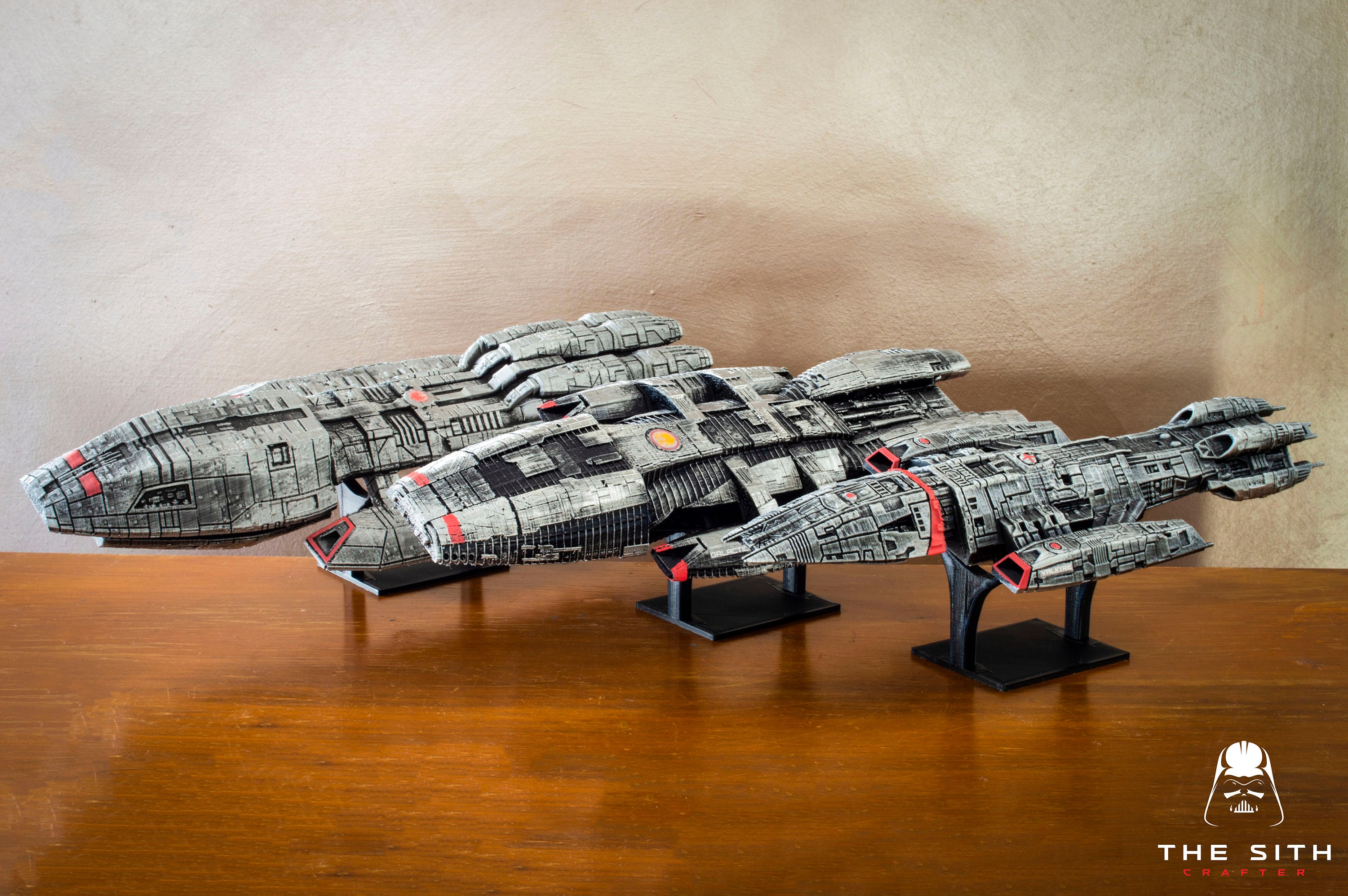 Battlestar Pegasus High Detail Ship Model, Battlestar