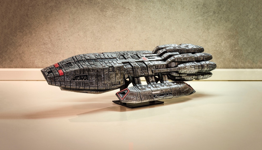 1/8000 バトルスター ペガサス 3Dプリント 未組立 Battlestar