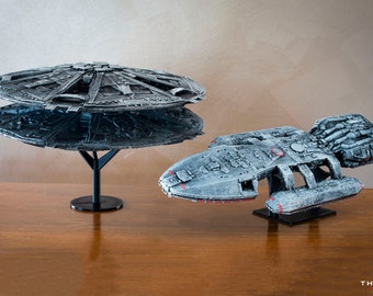 Original 1978 Battlestar Galactica Cylon Base Star Ship Model