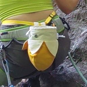Banana Chalk Bag, Rock Climbing Bag, Gift for climbers, Chalkbag, Fruit Bag,  Arampi Design