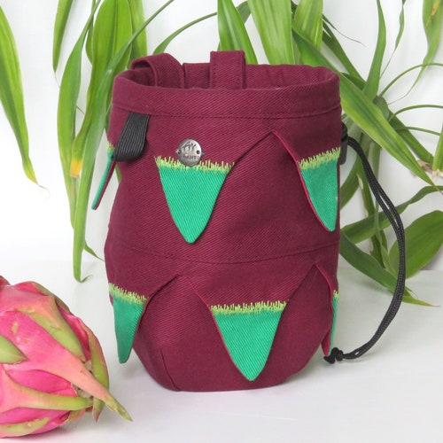 Dragon Fruit Chalk Bag Rock Climbing Bag Chalkbag Gift for Etsy