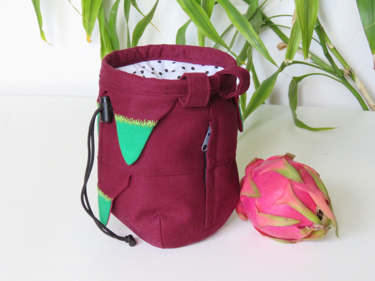 Dragon Fruit Chalk Bag Rock Climbing Bag Chalkbag Gift for Etsy
