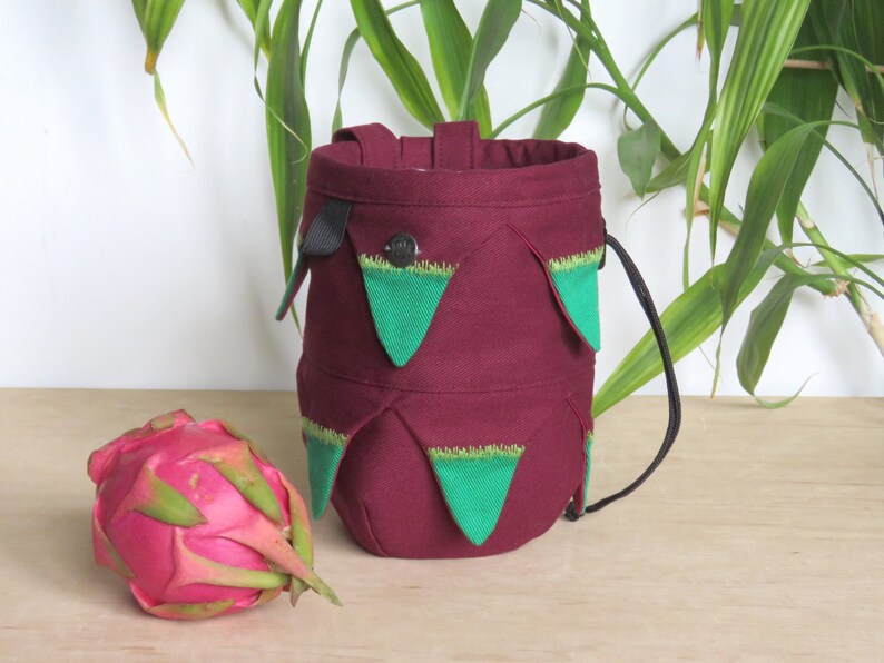 Dragon Fruit Chalk Bag Rock Climbing Bag Chalkbag Gift for Etsy