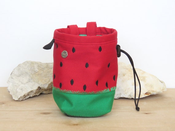 Rock Klettern Wassermelone Kreide Tasche, Geschenk Tasche für Kletterer,  Arampi - .de