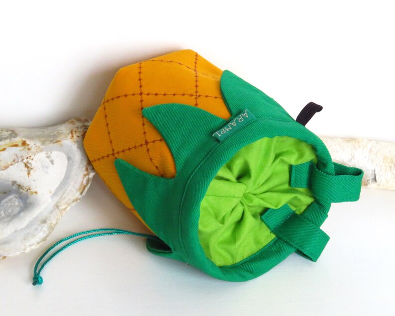 Chalk Bag Pineapple Chalk Bag Gift for Climber Rock Etsy
