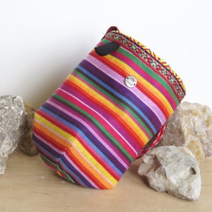 Ethnic Pattern Chalk Bag for Climber, Rock Climbing Colorfull Bag, Arampi 画像 2