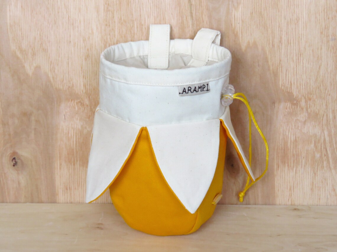 Chalk Bag Banana Chalk Bag Rock Climbing Bag Fruit Etsy