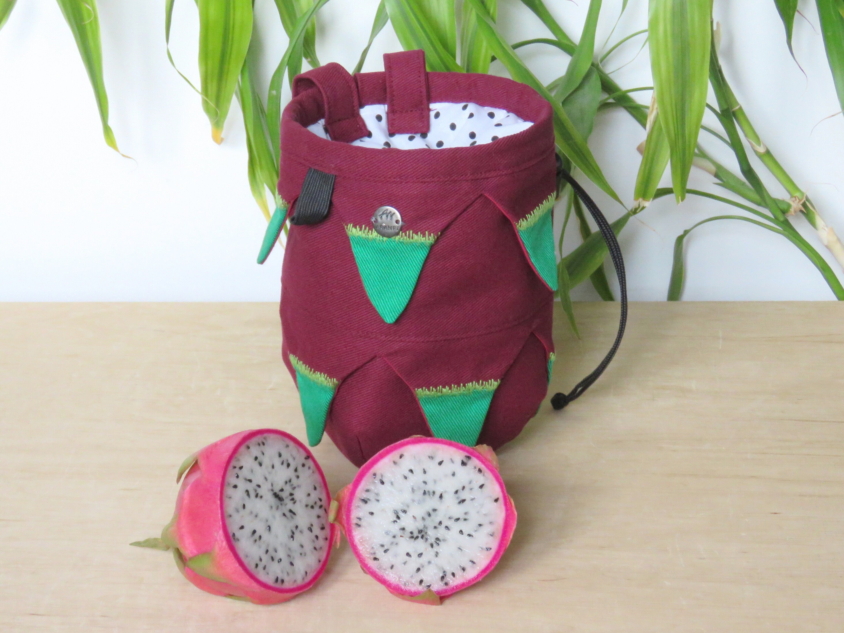 Dragon Fruit Chalk Bag Rock Climbing Bag Chalkbag Gift for Etsy