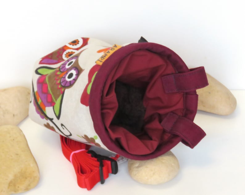 Owl Chalk Bag Rock Climbing Chalk Bag Chalkbag Gift for Etsy