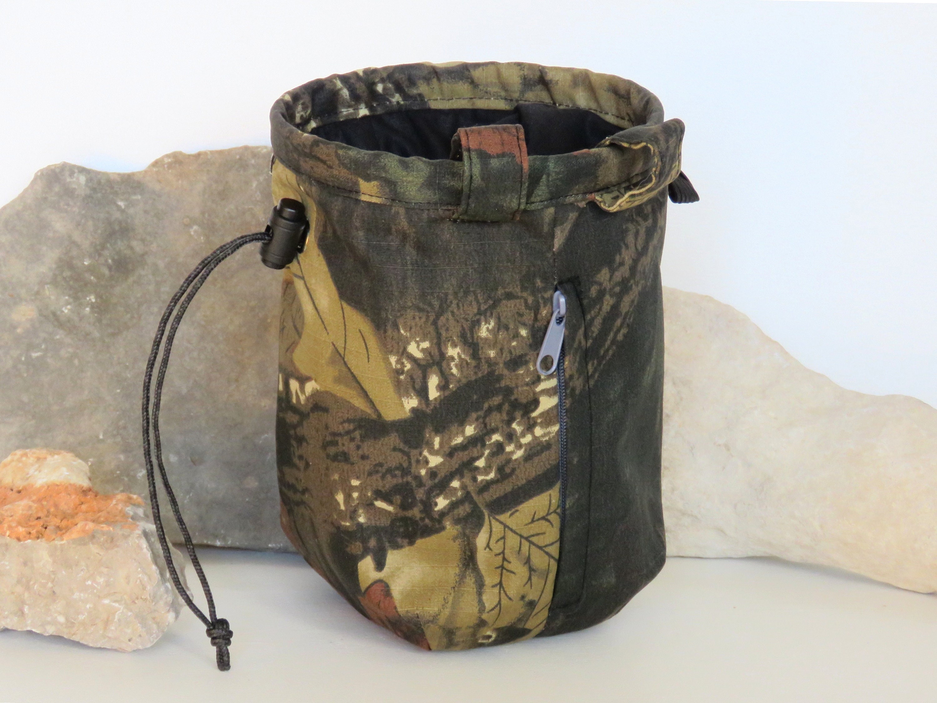 Chalk Bag Camo Pattern Brown Leaves Camouflage Chalk Bag Etsy UK