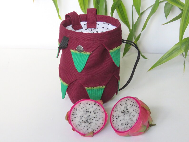 Dragon Fruit Chalk Bag Rock Climbing Bag Chalkbag Gift for Etsy