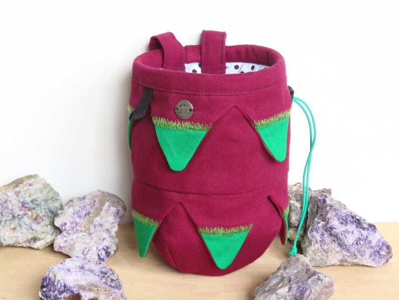 Dragon Fruit Chalk Bag Rock Climbing Bag Chalkbag Gift for Etsy
