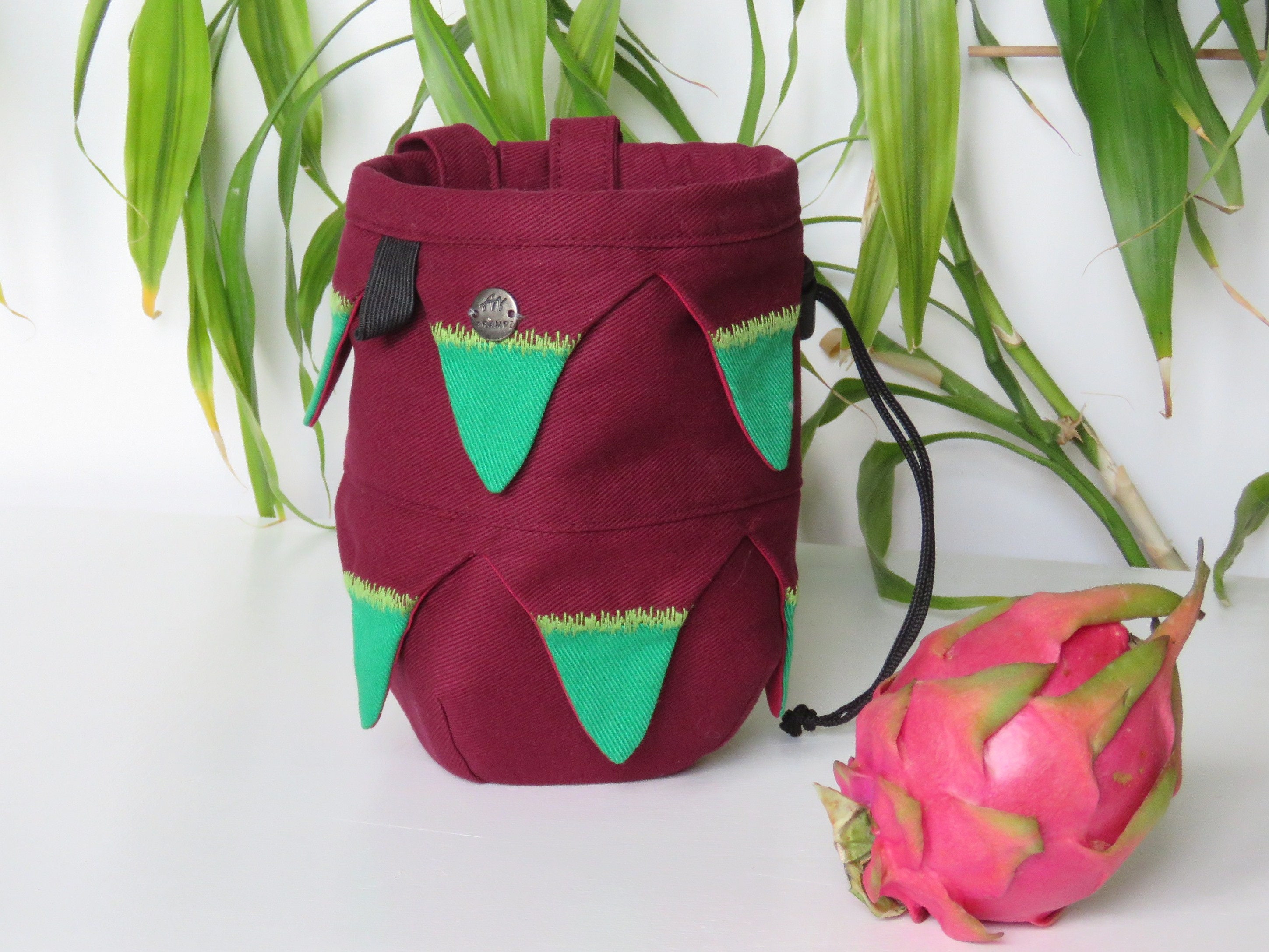 Dragon Fruit Chalk Bag Rock Climbing Bag Chalkbag Gift for Etsy
