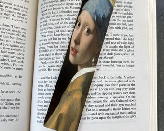 Girl With A Pearl Earring Bookmark Vermeer Art Book Lover Gift