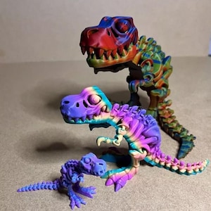 Flexi T-Rex Toy: Articulated Dinosaur Fidget Figure