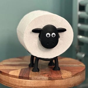 Sheep Toilet Paper Holder: 3D Printed Bathroom Decor