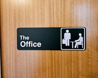 The Office Sign: 3D Printed Desk & Door Decor