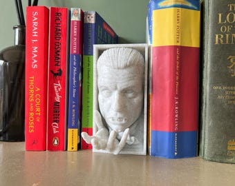Dracula Bookend | Gothic Vampire Shelf Decor | Horror Decor