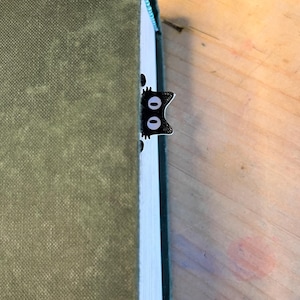 Peeking Black Cat Bookmark Clip Cute Book Lover Gift Animal Reading Accessory for Books Journals Notebooks