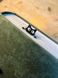 Peeking Black Cat Bookmark Cute Book Lover Gift Animal Reading Accessory for Books Journals Notebooks product logo