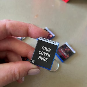 Custom Mini Game Case Keychain Personalised Gamer Gift Retro Console Style