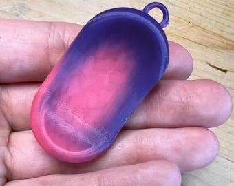 Brelok Fidget zmieniający kolor: reagujący na ciepło sensoryczny kamień na kciuk