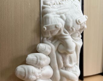 Frankenstein Monster Book Nook | Gothic Horror Bookshelf Insert Bookend