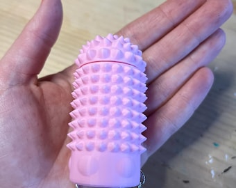 Twist Top Fidget Keychain: Textured Sensory Stim Toy for Teens & Adults