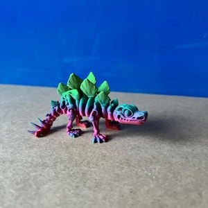 Flexi Stegosaurus Toy: Articulated Leaf-Back Dino Fidget Figure
