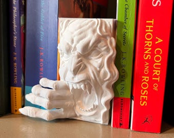 Vampire Book Nook Insert | Gothic Undead Shelf Art, Dracula Inspired Decor